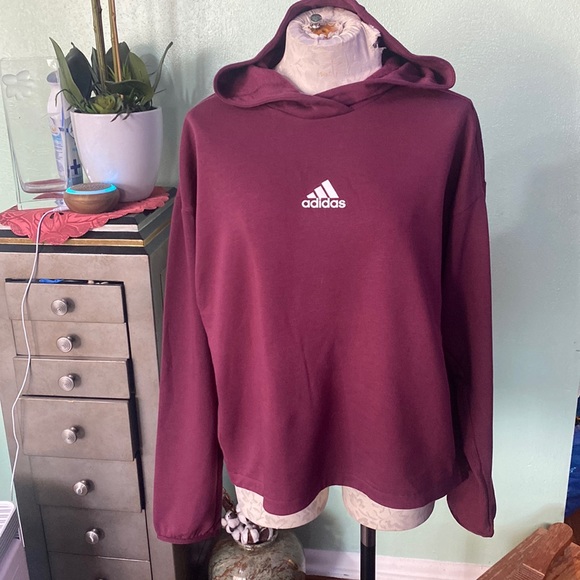 adidas Tops - Adidas Purple Hoodie Pullover